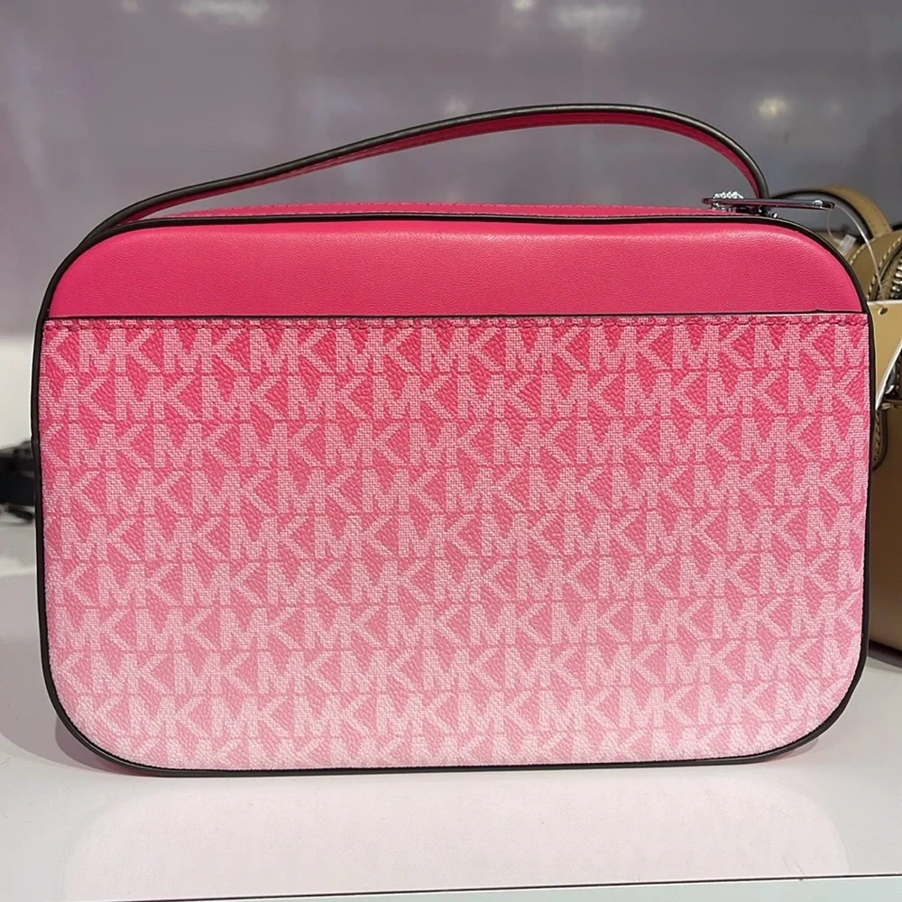 Michael Kors Jet Set Item Large Ombré EW Signature ZP Chain XBody Logo Crossbody